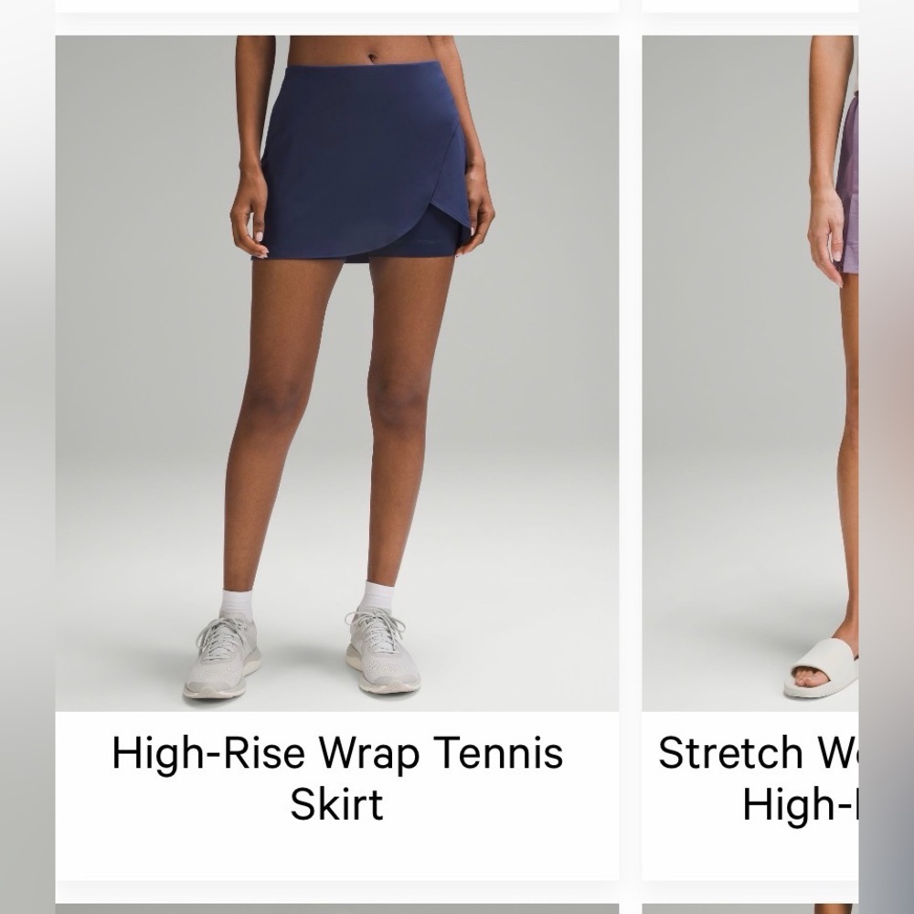 Lululemon High-Rise Wrap Tennis Skirt